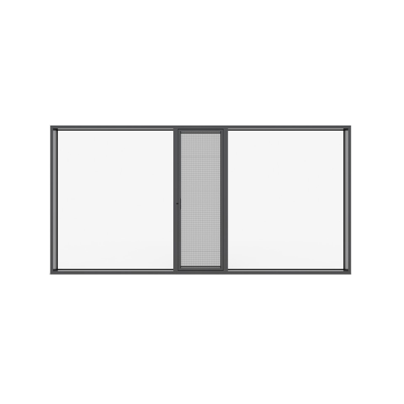 Low Energy Consumption Outward Opening Window Screen Integrated System